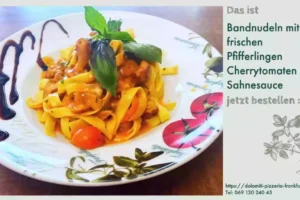 Bandnudeln Mit Frischen Pfifferlingen