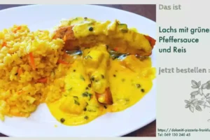Lachs Mit Grüner Pfeffersauce